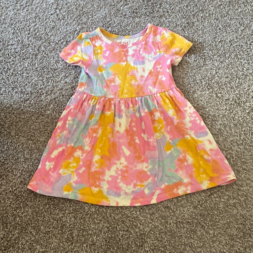Tie-dye toddler girls dress. Size 3T. Great condition